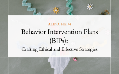 Behavior Intervention Plans (BIPs): Crafting Ethical and Effective Strategies