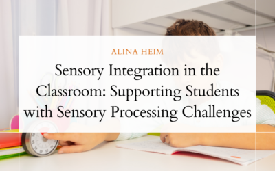 Sensory Integration in the Classroom: Supporting Students with Sensory Processing Challenges