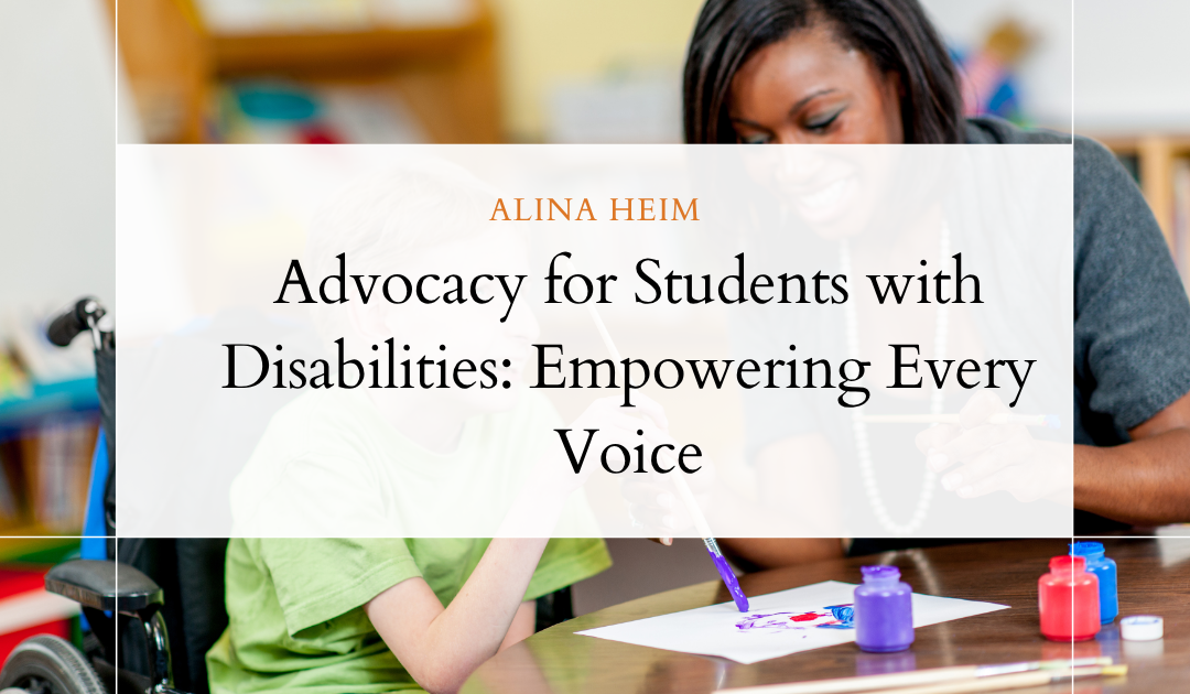 Advocacy for Students with Disabilities: Empowering Every Voice