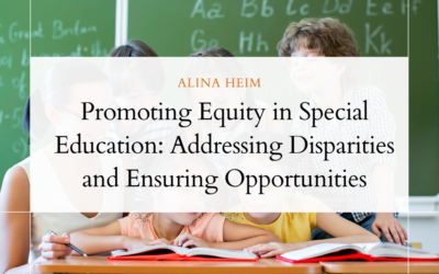 Promoting Equity in Special Education: Addressing Disparities and Ensuring Opportunities